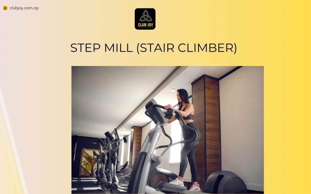 step mill stair climber: Gym Equipment Names with its Functions (Full Descriptions) 